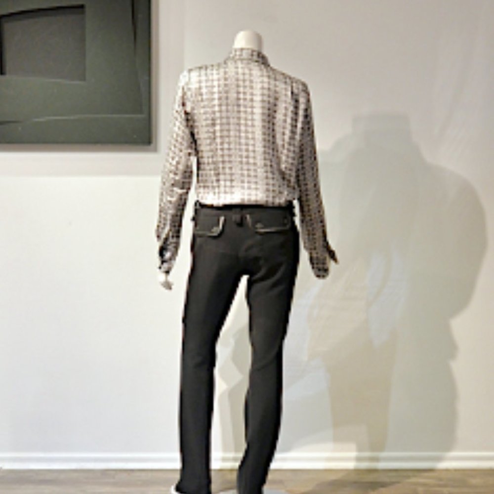 Vintage 90's Holly Golightly Silk Charmeuse Shirt - Picture 7 of 11